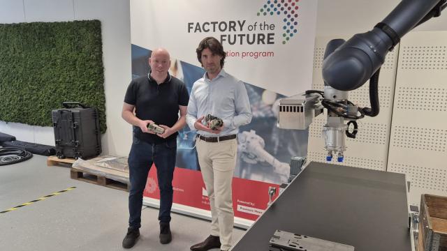SCHUNK en Affix werken samen in het kader van AI-MATTERS