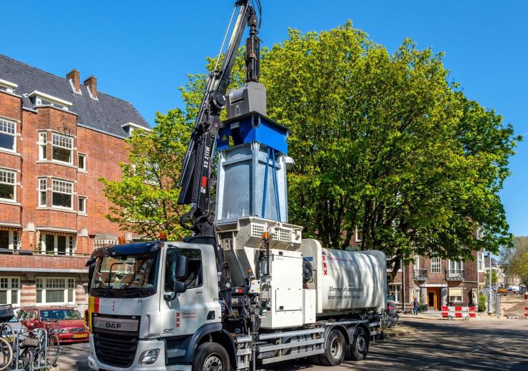 Innovatieve technologie ‘voorspelt’ volle afvalcontainer