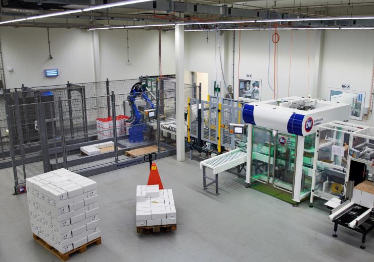 Yaskawa robots in palettiseer oplossingen DH Automation Technology te zien op de Empack
