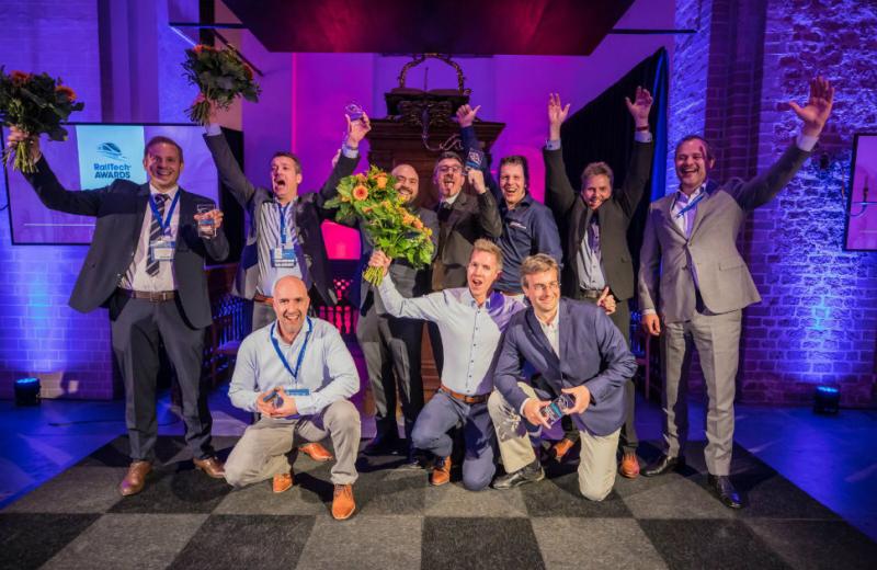 CastLab (onderdeel van Melis Gieterijen) wint de Railtech Europe Innovation Award 