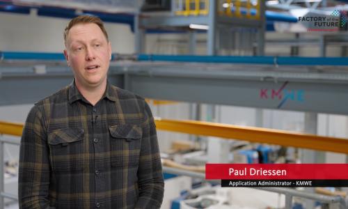 Case project Digitale Fabriek van de toekomst: Optimale fabrieksvloerplanning bij KMWE