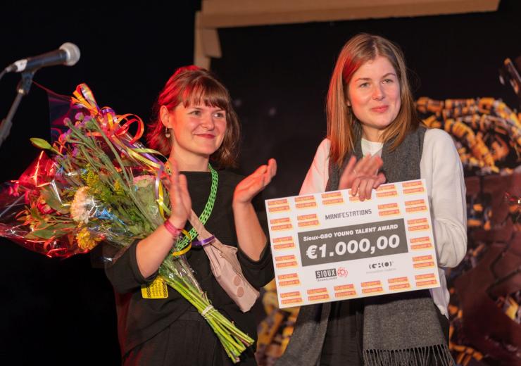 Stute en Trinkwalder winnen de Sioux-GBO Young Talent Award op Manifestations 2019
