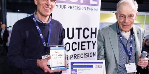 Bert Brals (Sioux Technologies) wint Rien Koster Award
