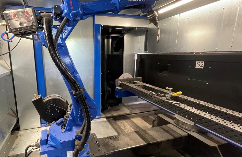 Yaskawa Robot lascel vormt het complete plaatje voor Vanhoucke Machine Engineering