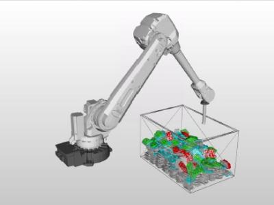 Aan de slag met Bin picking binnen AI-MATTERS: hoe NFB Coating met AI en robotica de toekomst instapt