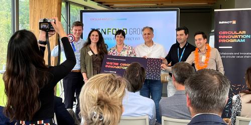 Circular Innovation Program-deelnemer Tenfold Group vertelt “Door kleine, concrete stappen te zetten, creëer je een cirkel van flow en waarde”